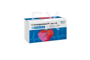 МЕТОПРОЛОЛ таб 100мг n60