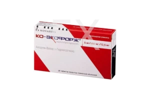 КО-ЭКСФОРЖ таб. 5мг+160мг+12.5мг n28