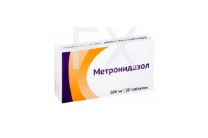 МЕТРОНИДАЗОЛ таб 500мг n20