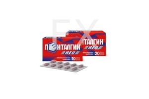 ПЕНТАЛГИН НЕО таб п/об 50мг+220мг+325мг n10