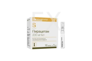 ПИРАЦЕТАМ р-р д/ин. (амп.) 200мг/мл - 5мл n10