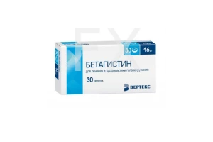 БЕТАГИСТИН таб 16мг n30