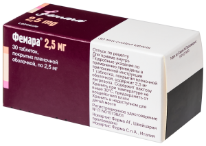 ФЕМАРА таб п/об 2.5мг n30