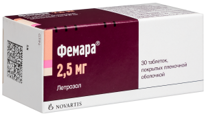 ФЕМАРА таб п/об 2.5мг n30