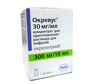 ОКРЕВУС конц. д/р-ра д/инф. (фл.) 30мг/мл - 10мл n1