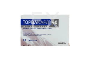 ТОРВАКАРД таб п/об 40мг n90
