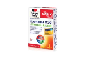 ДОППЕЛЬГЕРЦ АКТИВ КОЭНЗИМ Q10+МАГНИЙ+КАЛИЙ таб n30
