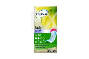 ПРОКЛАДКИ УРОЛОГИЧЕСКИЕ ТЕНА Lady Mini Slim n20