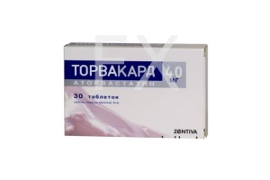 ТОРВАКАРД таб п/об 40мг n30