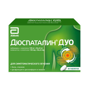 ДЮСПАТАЛИН ДУО таб п/об 135мг+84.43мг n30
