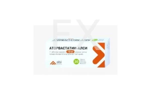 АТОРВАСТАТИН АЛСИ таб п/об 10мг n90