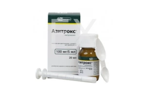 АЗИТРОКС пор д/сусп. (фл.) 100мг/5мл - 15.9 n1