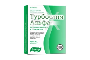 ТУРБОСЛИМ (БАД) Альфа-липоевая кислота и L-карнитин n60