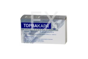 ТОРВАКАРД таб п/об 20мг n90