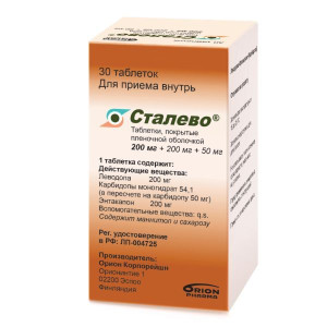 СТАЛЕВО таб п/об 200мг-50мг-200мг n30