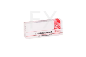 ГЛИМЕПИРИД таб 3мг n30