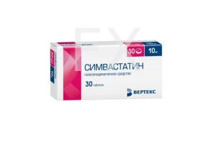 СИМВАСТАТИН таб п/об 10мг n30