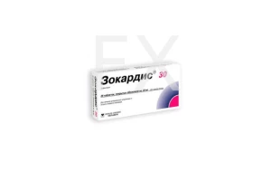 ЗОКАРДИС таб п/об 30мг n28