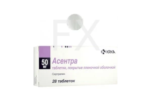АСЕНТРА таб п/об 50мг n28