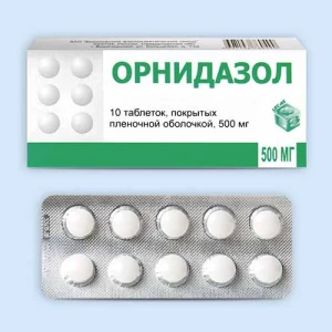 ОРНИДАЗОЛ капс. 500мг n10