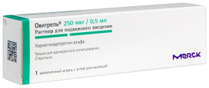ОВИТРЕЛЬ р-р д/ин. (шприц) 250мкг 0.5мл/доза - 0.5мл n1