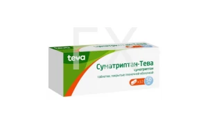 СУМАТРИПТАН таб п/об 50мг n12