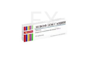 ЛЕВОФЛОКСАЦИН таб п/об 500мг n10