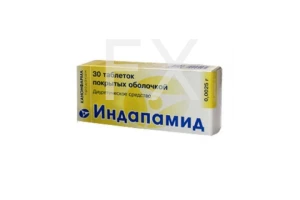 ИНДАПАМИД таб п/об 2.5мг n30
