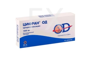 ЦИФРАН ОД таб п/об пролонг. 1г n10
