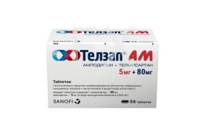 ТЕЛЗАП АМ таб 5мг+80мг n56