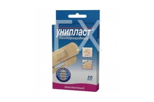 ПЛАСТЫРЬ Унипласт 1.9х7.2 n20 Прозрачный
