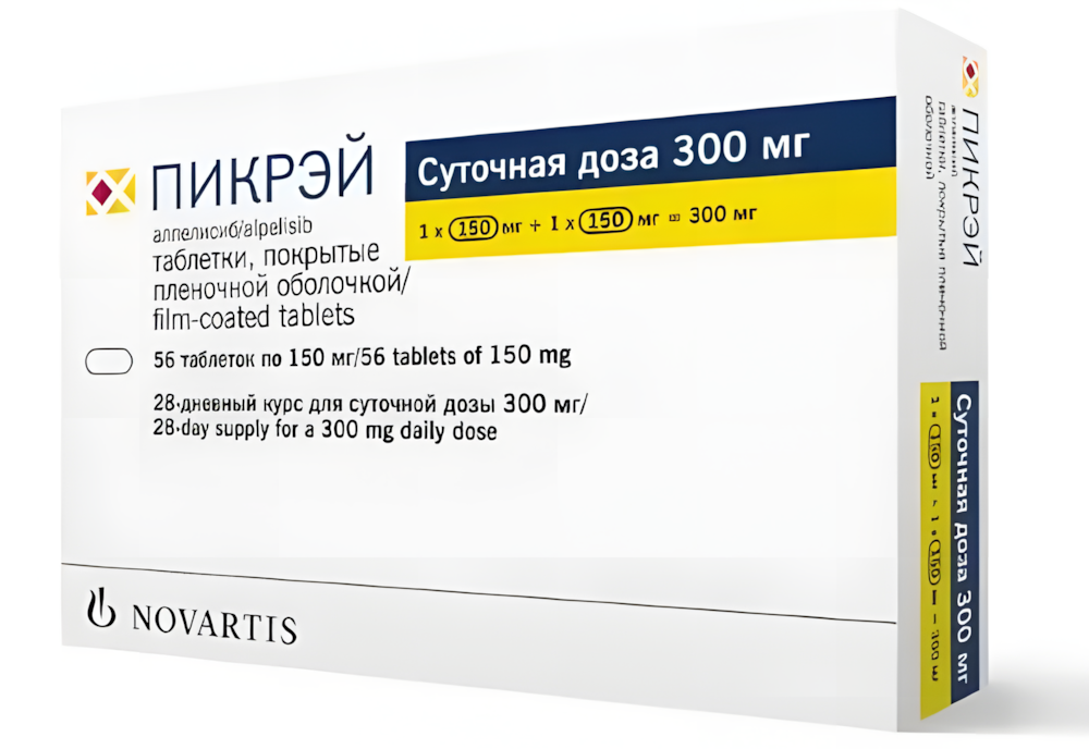 ПИКРЭЙ таб п/об 150мг n56