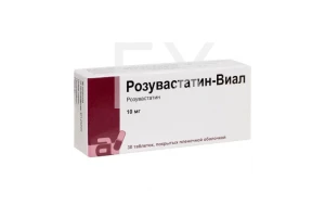 РОЗУВАСТАТИН таб п/об 10мг n30