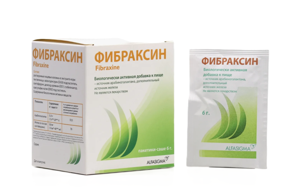 ФИБРАКСИН пор. (саше) 6г n15