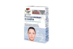 ДОППЕЛЬГЕРЦ V.I.P. ГИАЛУРОНОВАЯ КИСЛОТА, БИОТИН, ЦИНК, ВИТАМИН С, Q10 капс. n30