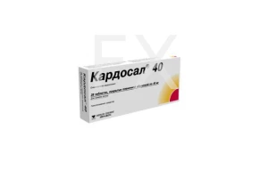 КАРДОСАЛ таб п/об 40мг n28