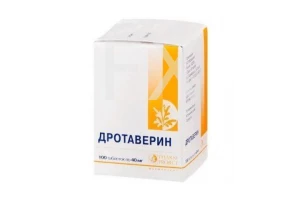 ДРОТАВЕРИНА ГИДРОХЛОРИД таб 40мг n100