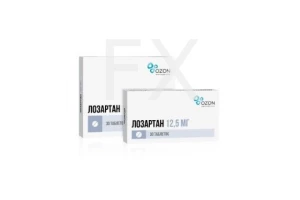 ЛОЗАРТАН таб п/об 12.5мг n30