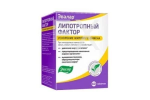 ЛИПОТРОПНЫЙ ФАКТОР ЭВАЛАР таб n60