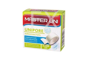 ПЛАСТЫРЬ Мастер Уни (Master Uni) ленточный 2х500см Нетканевый