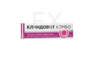 КЛИНДОВИТ КОМБО гель (туба) 50мг/г+10мг/г - 15г