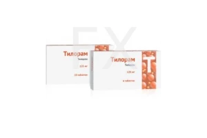 ТИЛОРАМ таб п/об 125мг n10
