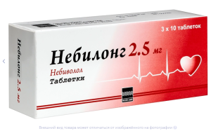 НЕБИЛОНГ таб 2.5мг n30