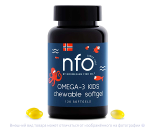 НОРВЕЖЕН ФИШ ОЙЛ (NORWEGIAN FISH OIL) Омега-3 с витамином Д капс. n120