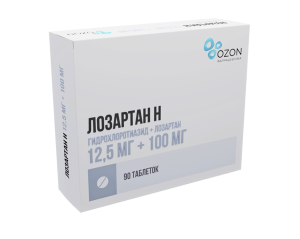 ЛОЗАРТАН таб п/об 100мг n90