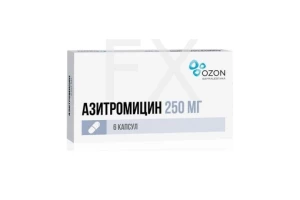 АЗИТРОМИЦИН капс. 250мг n6