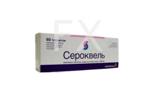 СЕРОКВЕЛЬ таб п/об 200мг n60