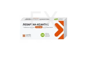 ЛОЗАРТАН таб п/об 25мг n90