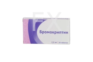 БРОМОКРИПТИН таб 2.5мг n30