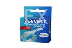 ПЛАСТЫРЬ Унипласт ленточный 1.25х500см Нетканевый